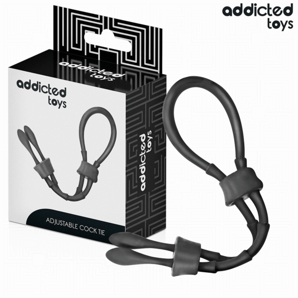 Imagen del artículo erótico ADDICTED TOYS - CUERDA SILICONA AJUSTABLE PARA EL PENE de ADDICTED TOYS en la sección JUGUETES BIENESTAR |Juguetes para Hombres|Accesorios para el pene|Anillos Pene|Anillos sin vibración de Millenial Sexshop.