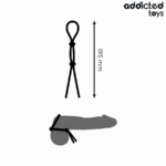 ADDICTED TOYS - CUERDA SILICONA PARA EL PENE DE LAZO DOBLE - Imagen 4