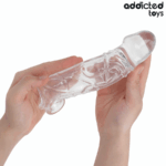 ADDICTED TOYS - EXTENSOR PARA EL PENE TRANSPARENTE 27 CM - Imagen 3