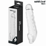 Imagen del artículo erótico ADDICTED TOYS - FUNDAS PARA EL PENE TRANSPARENTE TALLA M 27 CM de ADDICTED TOYS en la sección JUGUETES BIENESTAR |Juguetes para Hombres|Accesorios para el pene|Fundas Pene con Extensión de Millenial Sexshop.