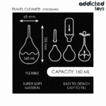 ADDICTED TOYS - LIMPIADOR ANAL DE VIAJE TALLA M 160 ML - Imagen 5