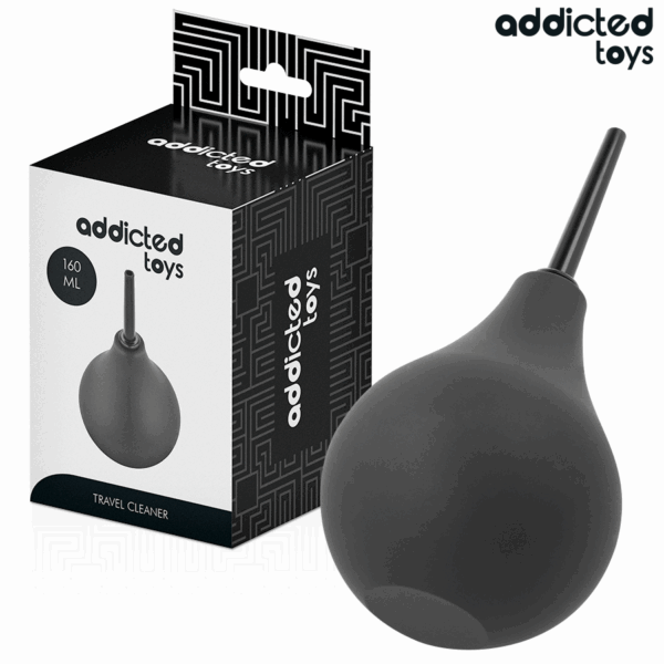 Imagen del artículo erótico ADDICTED TOYS - LIMPIADOR ANAL DE VIAJE TALLA M 160 ML de ADDICTED TOYS en la sección JUGUETES BIENESTAR |Anal|Ducha Anal de Millenial Sexshop.