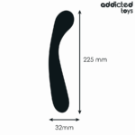 ADDICTED TOYS - MASAJEADOR ANAL DOBLE SILICONA 22,5 CM - Imagen 4