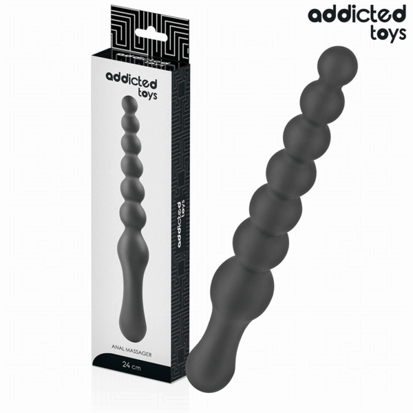 Imagen del artículo erótico ADDICTED TOYS - MASAJEADOR ANAL DOBLE SILICONA 24 CM de ADDICTED TOYS en la sección JUGUETES BIENESTAR |Anal|Plugs Anales de Millenial Sexshop.