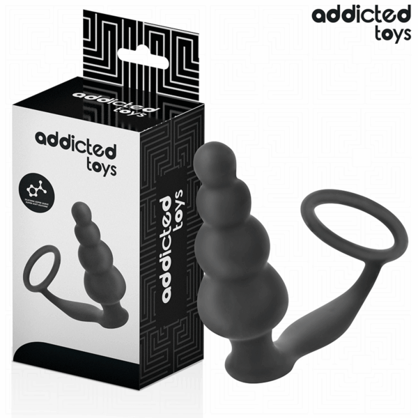Imagen del artículo erótico ADDICTED TOYS - PLUG ANAL CON ANILLO SILICONA MODELO 5 de ADDICTED TOYS en la sección JUGUETES BIENESTAR |Anal|Plugs Anales de Millenial Sexshop.