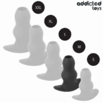 ADDICTED TOYS - PLUG ANAL HUECO SILICONA TALLA M 9,6 CM - Imagen 5