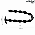 ADDICTED TOYS - ROSARIO ANAL 27 CM EXTRA LARGO SILICONA - Imagen 4