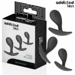 Imagen del artículo erótico ADDICTED TOYS - SET DE 3 PLUG ANAL SILICONA MODELO 3 de ADDICTED TOYS en la sección JUGUETES BIENESTAR |Anal|Plugs Anales de Millenial Sexshop.