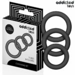 Imagen del artículo erótico ADDICTED TOYS - SET DE ANILLOS SILICONA MODELO 1 de ADDICTED TOYS en la sección JUGUETES BIENESTAR |Juguetes para Hombres|Accesorios para el pene|Anillos Pene|Anillos sin vibración de Millenial Sexshop.