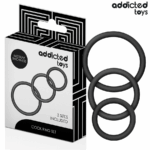 Imagen del artículo erótico ADDICTED TOYS - SET DE ANILLOS SILICONA MODELO 2 de ADDICTED TOYS en la sección JUGUETES BIENESTAR |Juguetes para Hombres|Accesorios para el pene|Anillos Pene|Anillos sin vibración de Millenial Sexshop.