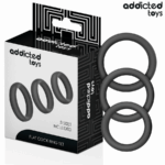 Imagen del artículo erótico ADDICTED TOYS - SET DE ANILLOS SILICONA PLANOS de ADDICTED TOYS en la sección JUGUETES BIENESTAR |Anal|Plugs Anales de Millenial Sexshop.