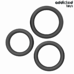 ADDICTED TOYS - SET DE ANILLOS SILICONA PLANOS - Imagen 5