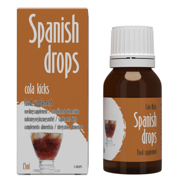 Imagen del artículo erótico COBECO - SPANISH DROPS COLA KICKS GOTAS ESTIMULANTES 15 ML de COBECO PHARMA en la sección DROGUERÍA |Complementos Alimenticios|Gotas Amor de Millenial Sexshop.