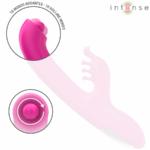 INTENSE - CHRISTINA VIBRADOR MULTIFUNCIÓN RABBIT 22.5 CM ROSA - Imagen 6