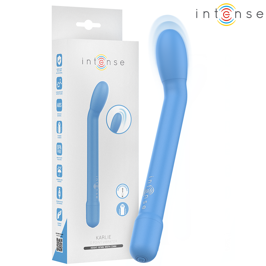 INTENSE - ESTIMULADOR PUNTO-G AZUL-MillenialSexshop-INTENSE FUN Imagen del artículo erótico INTENSE - ESTIMULADOR PUNTO-G AZUL de INTENSE FUN en la sección JUGUETES BIENESTAR |Juguetes para Mujeres|Estimuladores|Desarrolladores Vagina&Clítoris de Millenial Sexshop.
