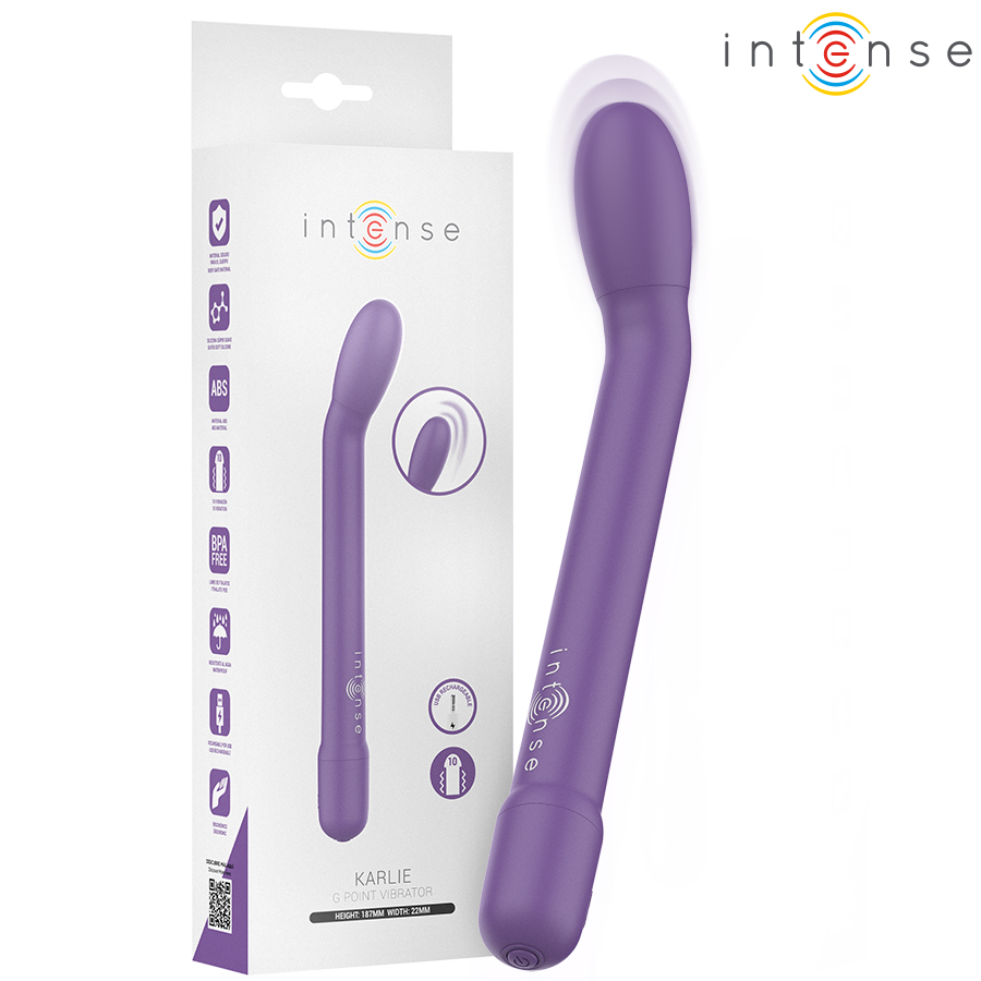 INTENSE - ESTIMULADOR PUNTO-G MORADO-MillenialSexshop-INTENSE FUN Imagen del artículo erótico INTENSE - ESTIMULADOR PUNTO-G MORADO de INTENSE FUN en la sección JUGUETES BIENESTAR |Juguetes para Mujeres|Estimuladores|Desarrolladores Vagina&Clítoris de Millenial Sexshop.