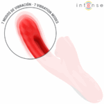INTENSE - JESSICA VIBRADOR MULTIFUNCIÓN ESTIMULACIÓN CLÍTORIS 24.8 CM ROJO - Imagen 6