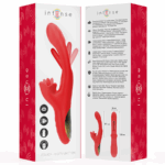 INTENSE - JESSICA VIBRADOR MULTIFUNCIÓN ESTIMULACIÓN CLÍTORIS 24.8 CM ROJO - Imagen 8