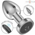 INTENSE - PLUG ANAL 10 VIBRACIONES METAL CON CONTROL REMOTO M - Imagen 4
