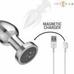 INTENSE - PLUG ANAL 10 VIBRACIONES METAL CON CONTROL REMOTO M - Imagen 6