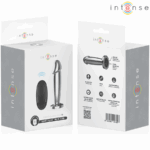 INTENSE - PLUG ANAL 10 VIBRACIONES METAL EN FORMA DE DILDO CON CONTROL REMOTO M - Imagen 8