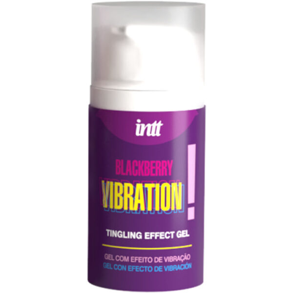 Imagen del artículo erótico INTT RELEASES - GEL VIBRADOR LIQUIDO SABOR MORA 15 ML de INTT RELEASES en la sección DROGUERÍA |Estimulantes para Ellas|Vibrador Líquido de Millenial Sexshop.