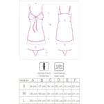 LIVCO CORSETTI FASHION - LUISE 1710 BABYDOLL + TANGA NEGRO M - Imagen 5