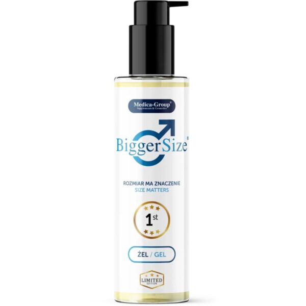 Imagen del artículo erótico MEDICA GROUP - BIGGER SIZE GEL INTIMO PARA HOMBRE 150 ML de MEDICA GROUP en la sección DROGUERÍA |Estimulantes para Ellos|Aumento del pene de Millenial Sexshop.