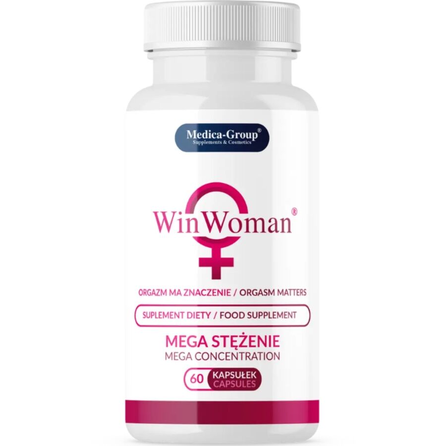 MEDICA GROUP - WIN WOMAN AUMENTO LÍBIDO FEMENINO 60 CÁPSULAS-MillenialSexshop-MEDICA GROUP Imagen del artículo erótico MEDICA GROUP - WIN WOMAN AUMENTO LÍBIDO FEMENINO 60 CÁPSULAS de MEDICA GROUP en la sección DROGUERÍA |Complementos Alimenticios|Cápsulas para Mujeres de Millenial Sexshop.