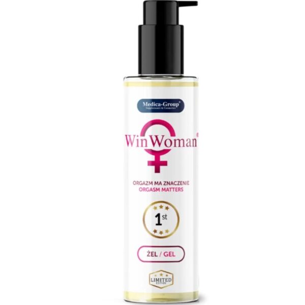 Imagen del artículo erótico MEDICA GROUP - WIN WOMAN GEL INTIMO FEMENINO 150 ML de MEDICA GROUP en la sección DROGUERÍA |Estimulantes para Ellas|Intensificador Orgasmos de Millenial Sexshop.