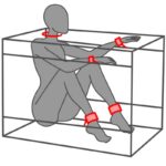 SECRET DOME - KINK CLUB LA NICHE CABINA  NEGRO & ROJO - Imagen 11