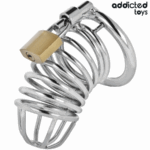 ADDICTED TOYS LOCKED - IRON CELL JAULA PARA PENE DE METAL 5 CM TALLA L - Imagen 2