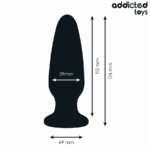 ADDICTED TOYS - PLUG ANAL CON JOYA SILICONA TALLA L 12,6 CM - Imagen 4
