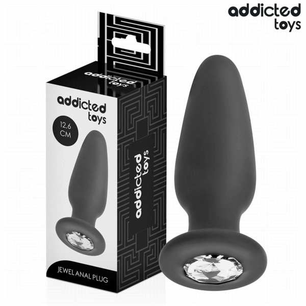 Imagen del artículo erótico ADDICTED TOYS - PLUG ANAL CON JOYA SILICONA TALLA L 12
