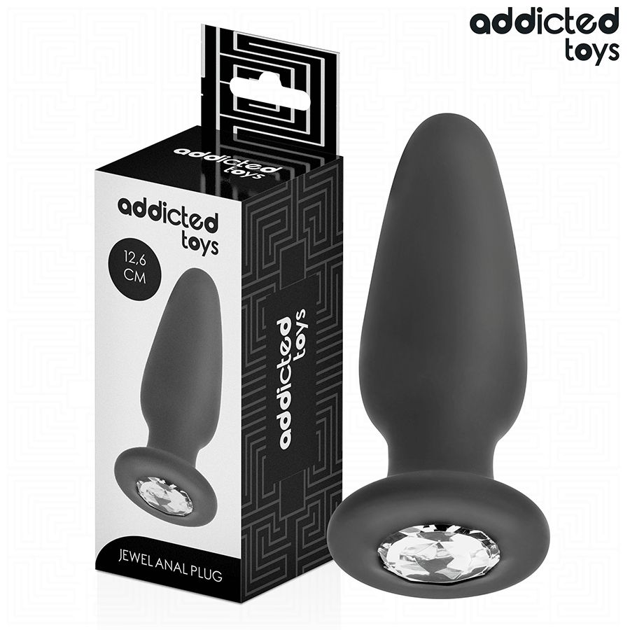 Imagen del artículo erótico ADDICTED TOYS - PLUG ANAL CON JOYA SILICONA TALLA L 12