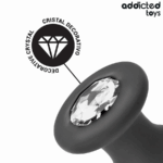 ADDICTED TOYS - PLUG ANAL CON JOYA SILICONA TALLA M 10,4 CM - Imagen 3