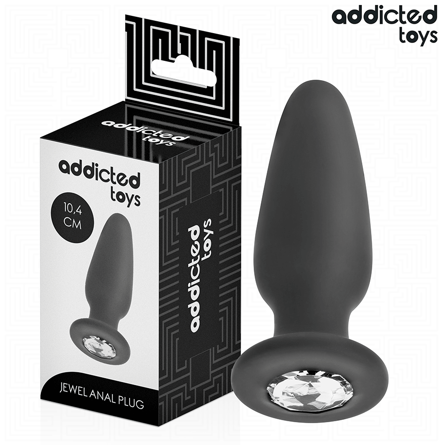 Imagen del artículo erótico ADDICTED TOYS - PLUG ANAL CON JOYA SILICONA TALLA M 10