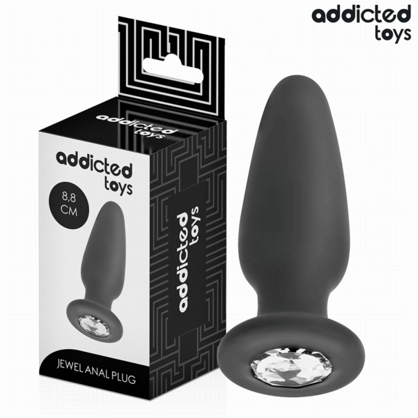 Imagen del artículo erótico ADDICTED TOYS - PLUG ANAL CON JOYA SILICONA TALLA S 8