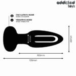 ADDICTED TOYS - PLUG ANAL CON LENGUA VIBRADORA Y CONTROL REMOTO - Imagen 6