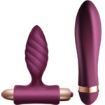 Imagen del artículo erótico CLIMAXIMUM - DESIRE KIT VIBRADOR + PLUG ANAL TRENZADO de CLIMAXIMUM en la sección JUGUETES BIENESTAR |Kits juguetes sexuales de Millenial Sexshop.