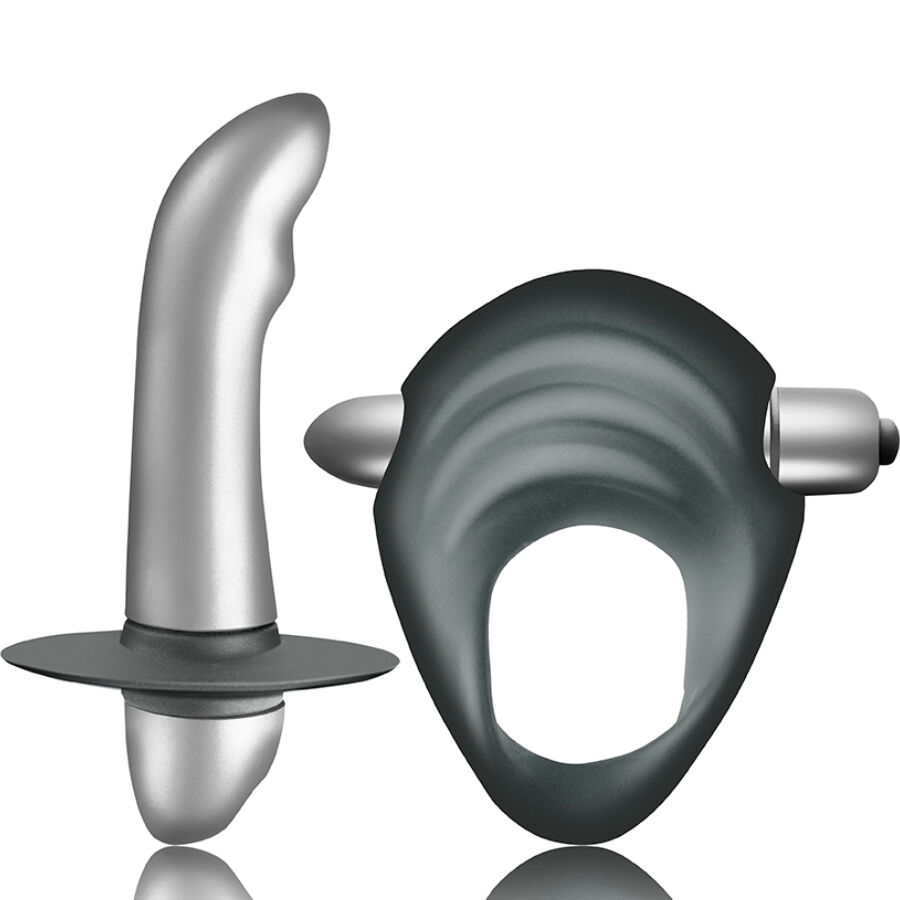 CLIMAXIMUM - ENTICE KIT ANILLO PARA PENE + VIBRADOR PRÓSTATA PRINCIPIANTES-MillenialSexshop-CLIMAXIMUM Imagen del artículo erótico CLIMAXIMUM - ENTICE KIT ANILLO PARA PENE + VIBRADOR PRÓSTATA PRINCIPIANTES de CLIMAXIMUM en la sección JUGUETES BIENESTAR |Kits juguetes sexuales de Millenial Sexshop.