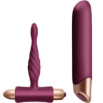 Imagen del artículo erótico CLIMAXIMUM - RAPTURE KIT VIBRADOR CLÁSICO + PLUG ANAL PRINCIPIANTES de CLIMAXIMUM en la sección JUGUETES BIENESTAR |Kits juguetes sexuales de Millenial Sexshop.