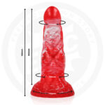 EPIC - AGNIS DILDO FUEGO CARMESÍ - Imagen 3