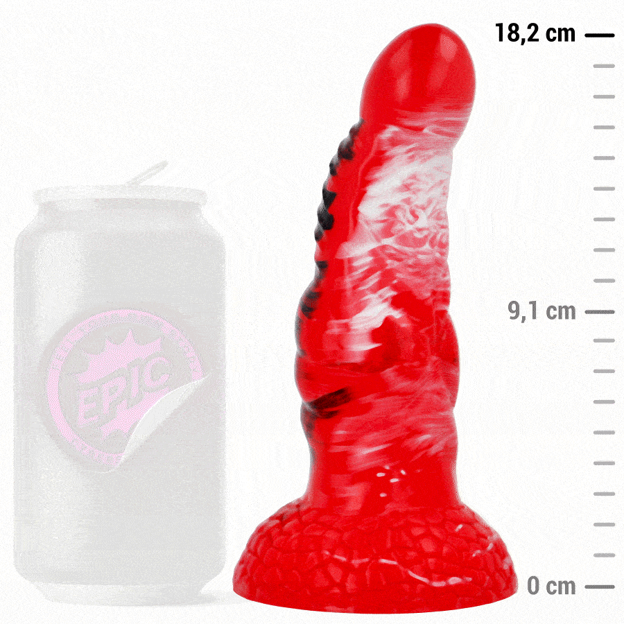 Imagen del artículo erótico EPIC - AGNIS DILDO FUEGO CARMESÍ de EPIC en la sección JUGUETES BIENESTAR |Dildos sin Vibración de Millenial Sexshop.