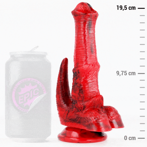 Imagen del artículo erótico EPIC - VULCANUS DILDO DRAGÓN DE LA NOCHE de EPIC en la sección JUGUETES BIENESTAR |Dildos sin Vibración de Millenial Sexshop.