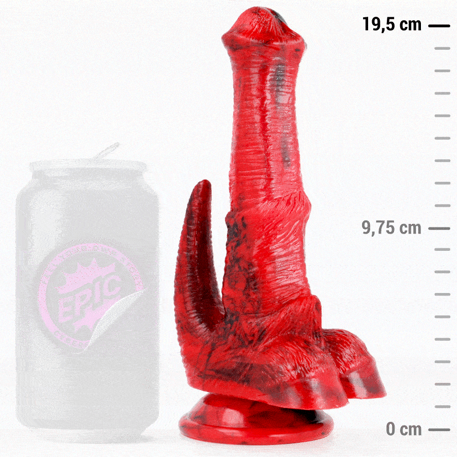 Imagen del artículo erótico EPIC - VULCANUS DILDO DRAGÓN DE LA NOCHE de EPIC en la sección JUGUETES BIENESTAR |Dildos sin Vibración de Millenial Sexshop.