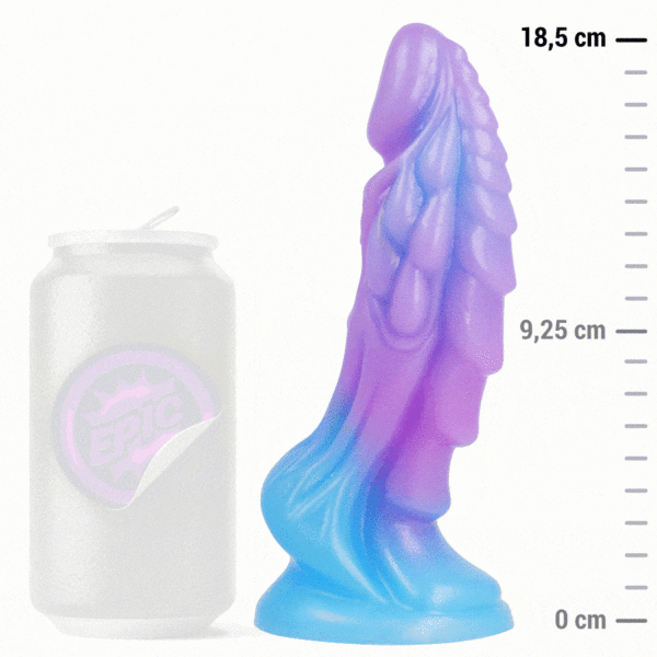Imagen del artículo erótico EPIC - ZAFIRIA DILDO BRILLO LUNAR de EPIC en la sección JUGUETES BIENESTAR |Dildos sin Vibración de Millenial Sexshop.