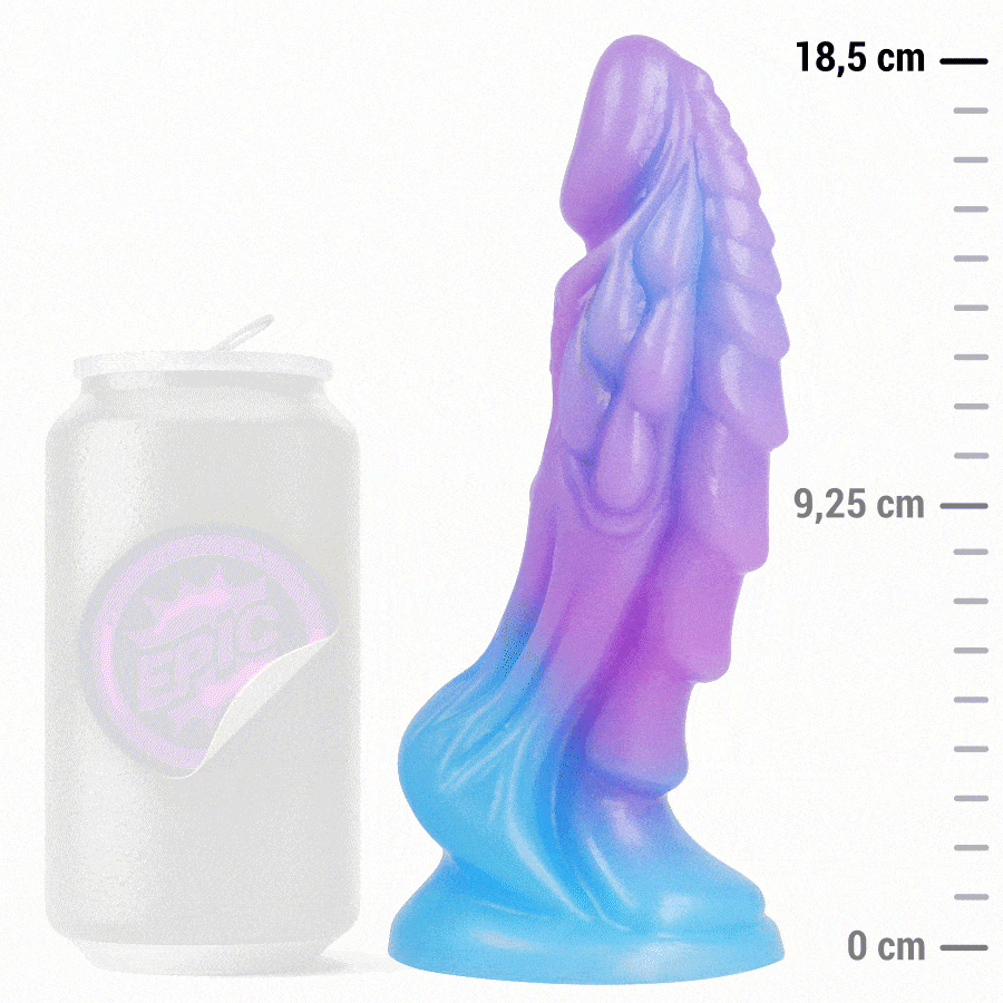 Imagen del artículo erótico EPIC - ZAFIRIA DILDO BRILLO LUNAR de EPIC en la sección JUGUETES BIENESTAR |Dildos sin Vibración de Millenial Sexshop.