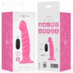 INTENSE - CINDY VIBRADOR TALLA L DISEÑO EN ESPIRAL 10 VIBRACIONES ROSA CONTROL REMOTO - Imagen 7