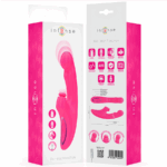 INTENSE - EMI VIBRADOR 13,5 CM MULTIFUNCIÓN 3 EN 1 10 VIBRACIONES ROSA - Imagen 7